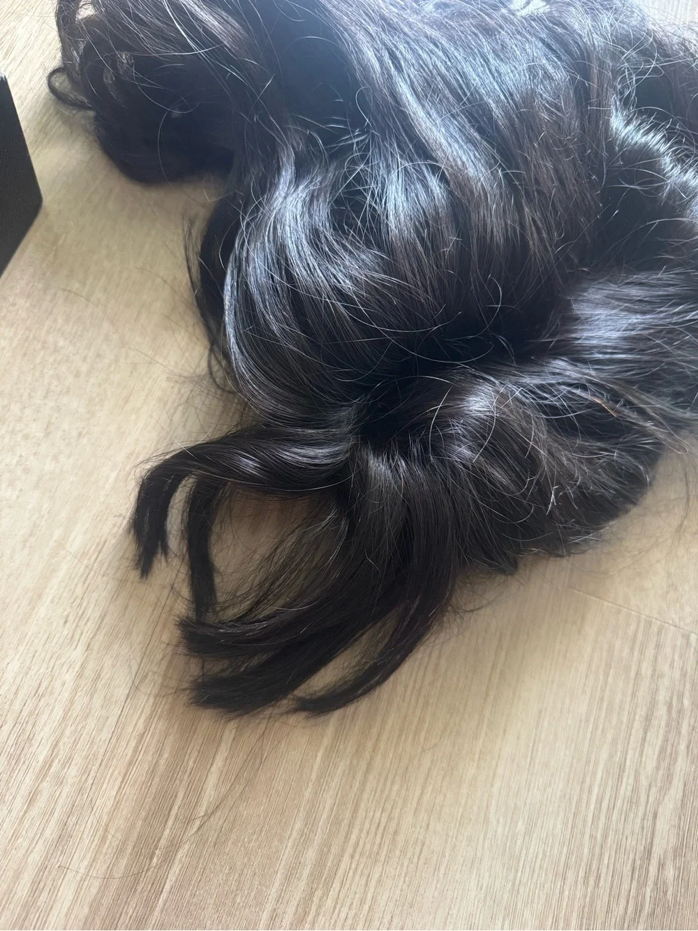 Hairvivi 18 inch silky small cap size 21-22 Dark Brown Wig with Included Wig Cap